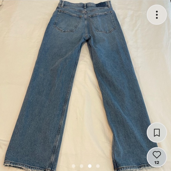 Abercrombie & Fitch Blue Flare Jeans - Picture 2 of 4